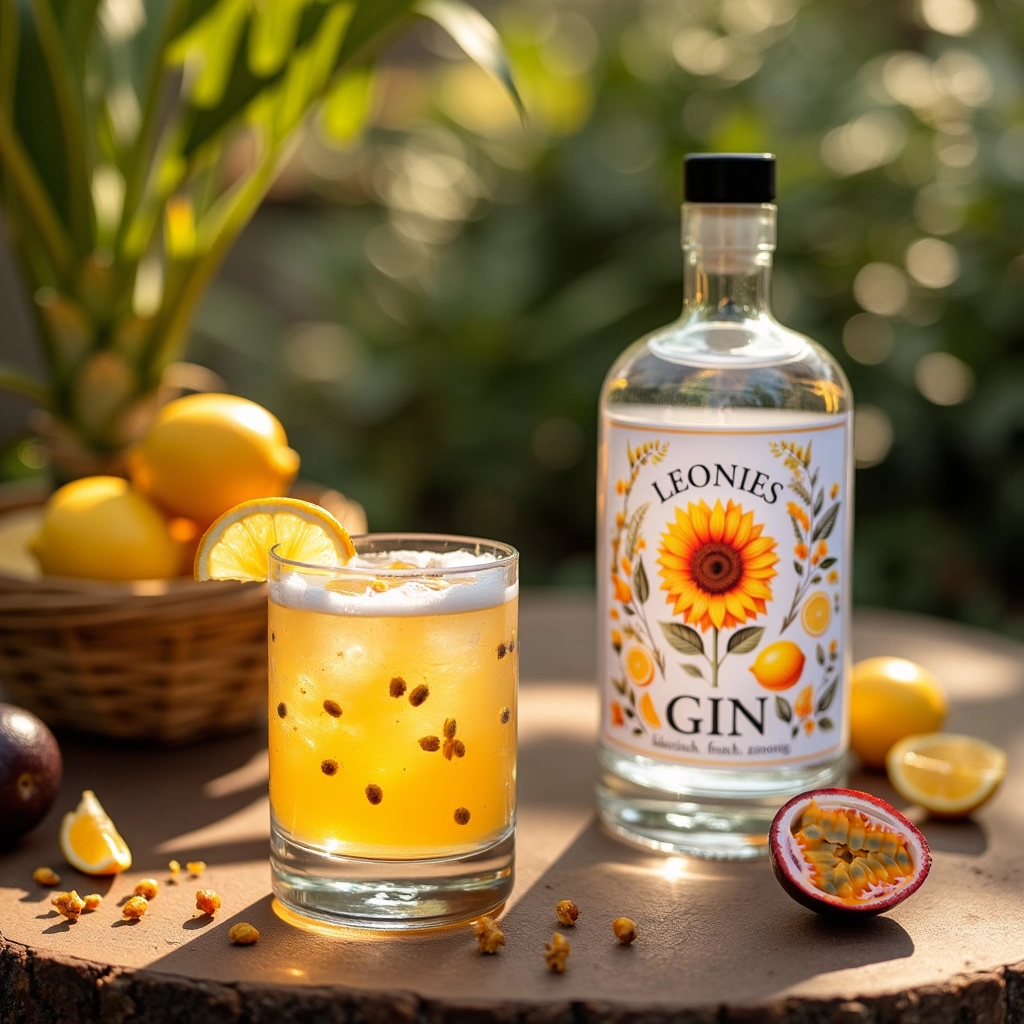 Lemon-Passion Gin Sour 🍋