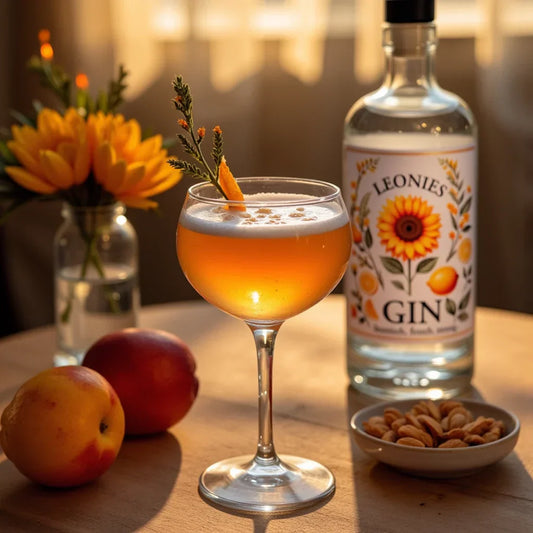 Amber Sunset Gin Sour 🍑