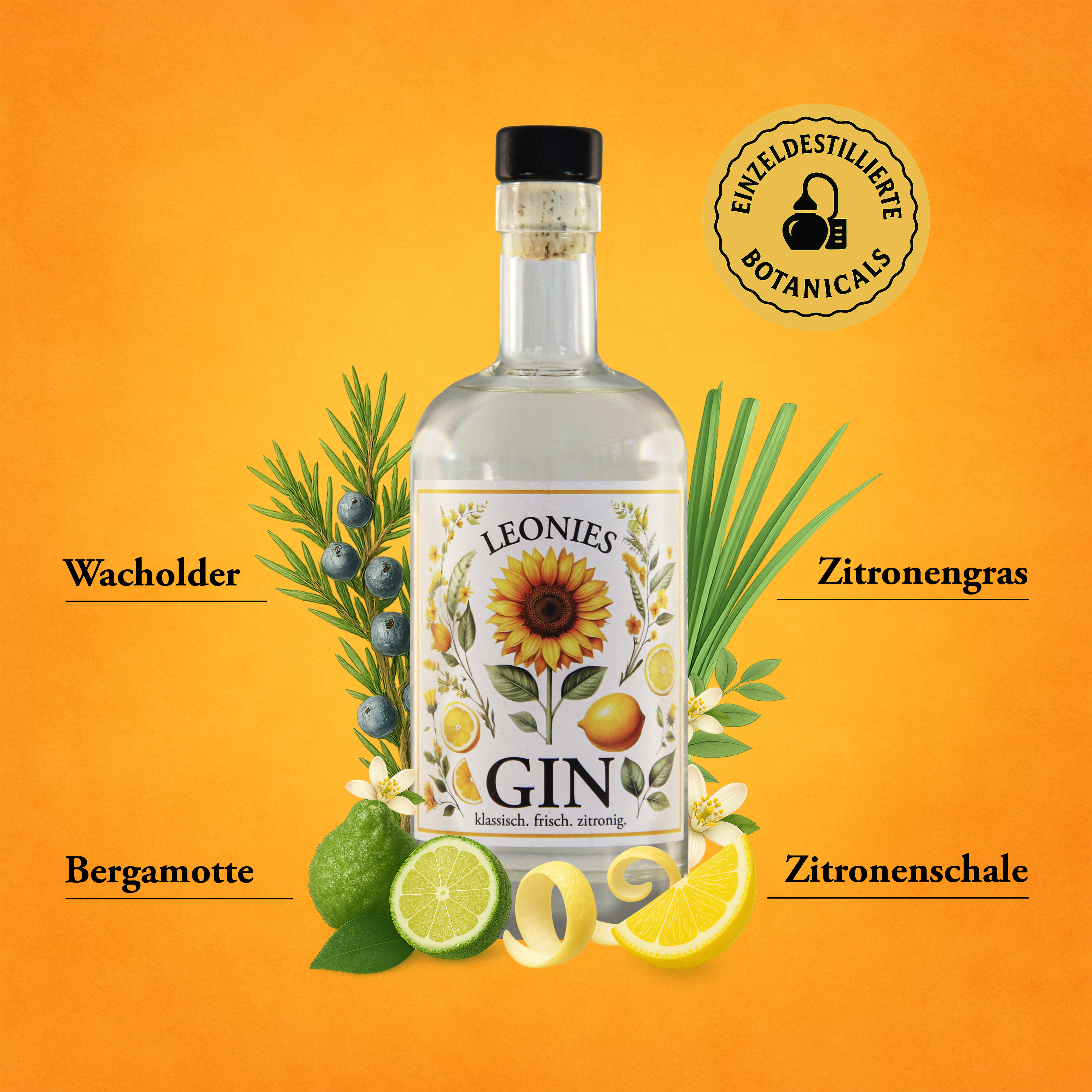 Leonies Gin 43,8% Vol. - 500ml